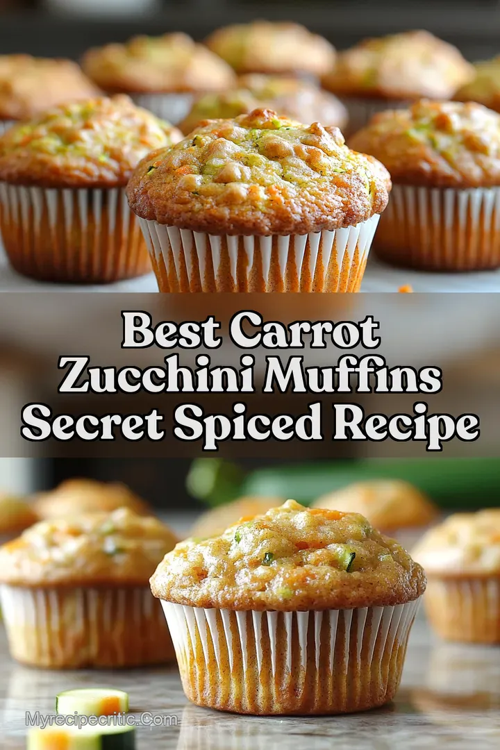 Best Carrot Zucchini Muffins Secret Spiced Recipe