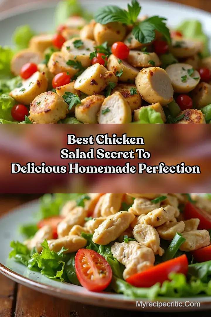 Best Chicken Salad Secret to Delicious Homemade Perfection