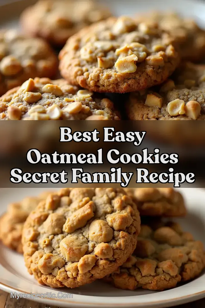 Best Easy Oatmeal Cookies Secret Family Recipe
