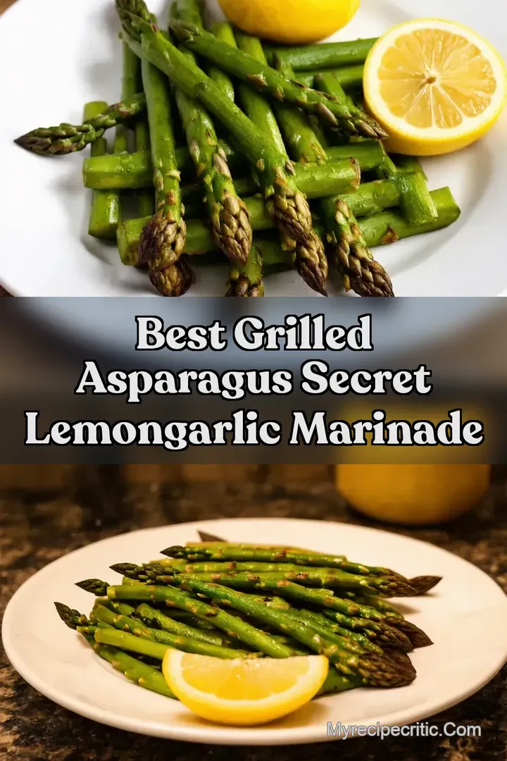 Best Grilled Asparagus Secret LemonGarlic Marinade