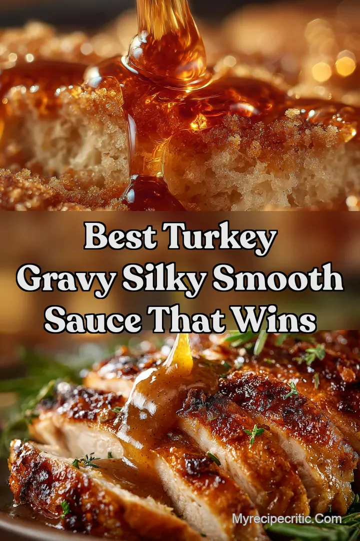 Best Turkey Gravy Silky Smooth Sauce That Wins