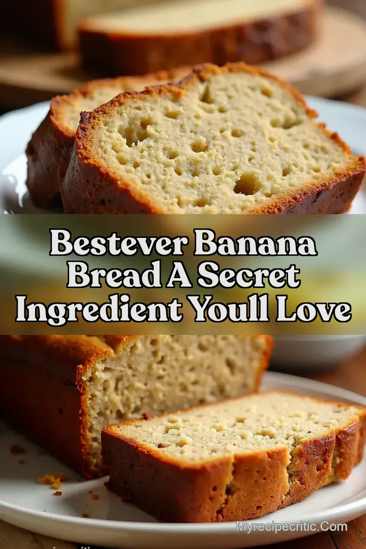 BestEver Banana Bread A Secret Ingredient Youll Love