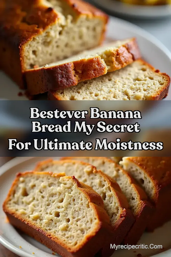 BestEver Banana Bread My Secret for Ultimate Moistness