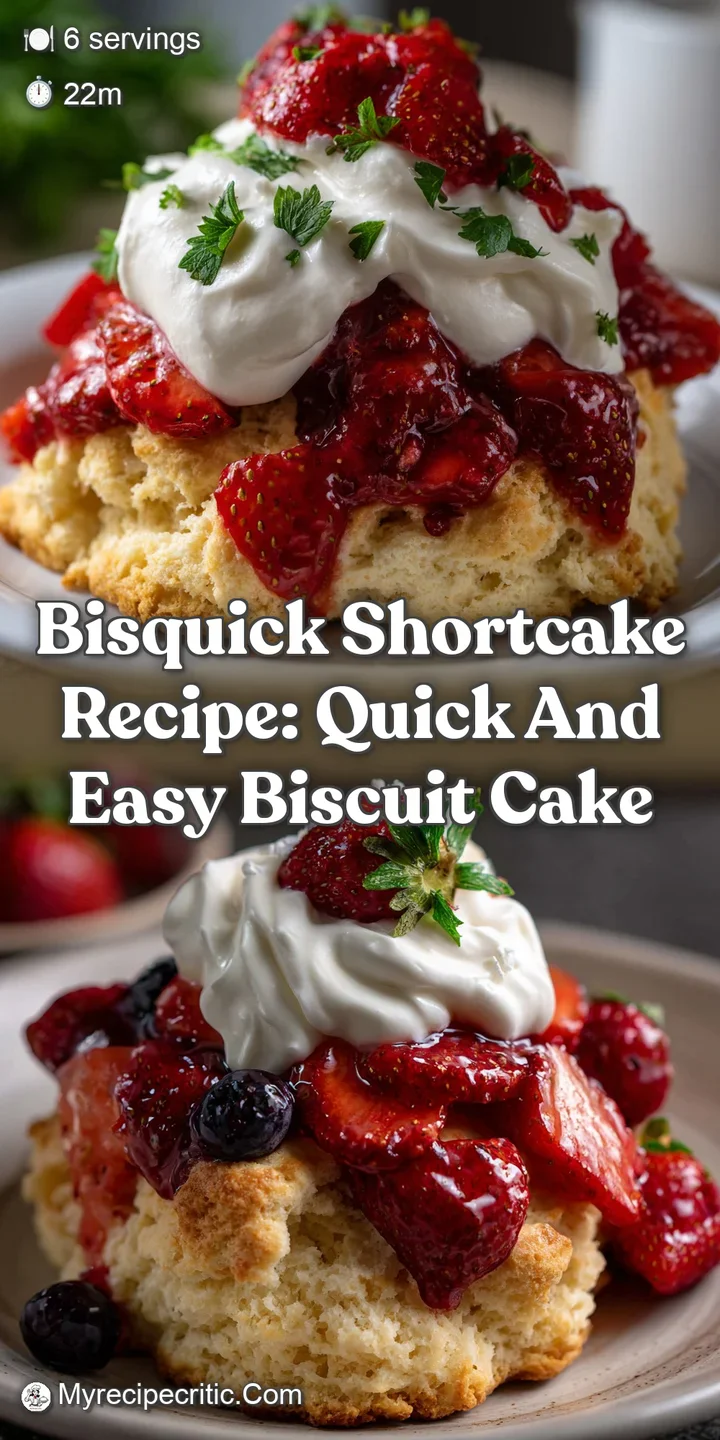 Bisquick Shortcake Recipe: Quick and Easy Biscuit Cake