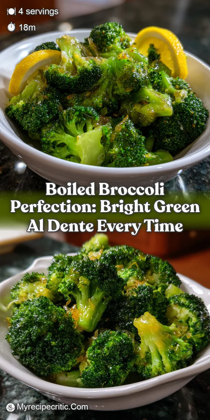 Boiled Broccoli Perfection: Bright Green Al Dente Every Time