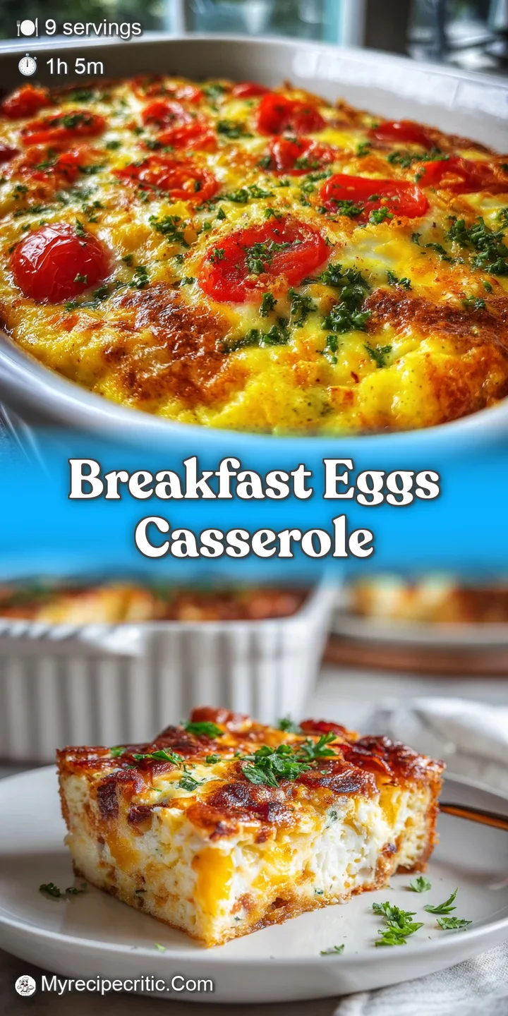 Close-up of bubbly, browned breakfast casserole, showcasing the texture of the egg, cheese, and savory sausage pieces.