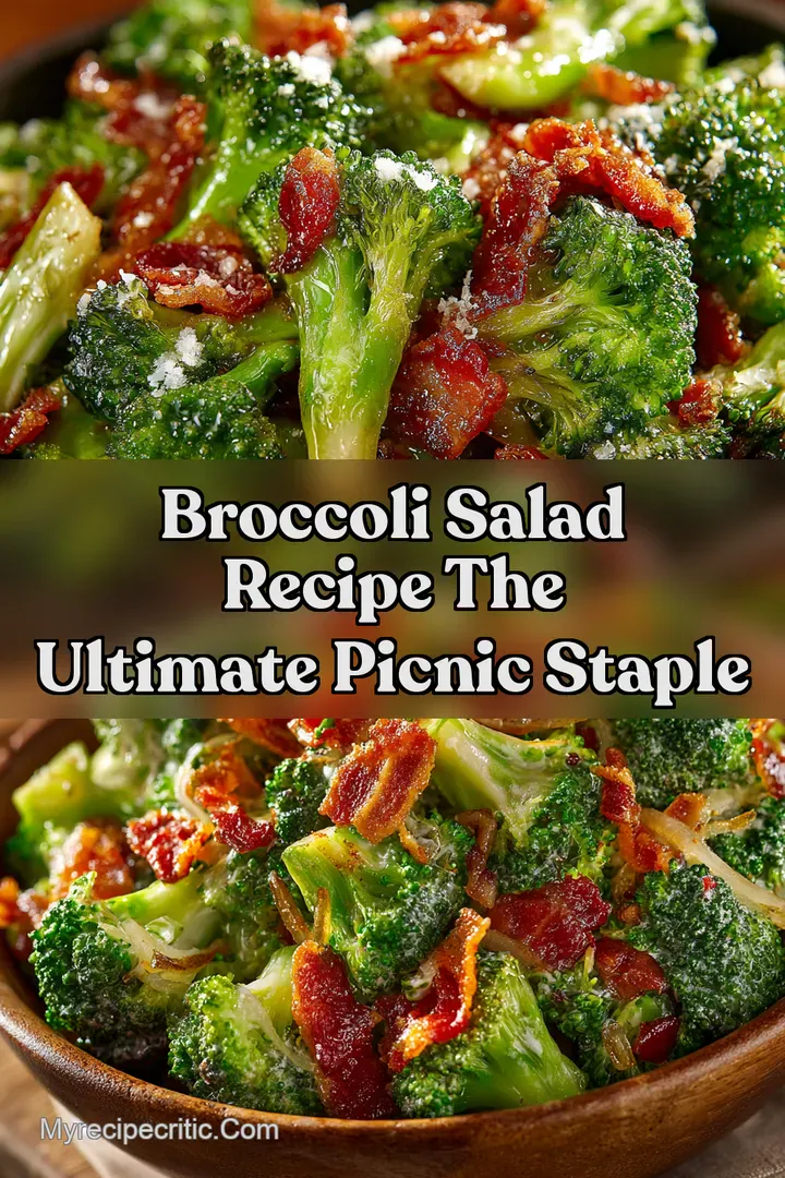 Broccoli Salad Recipe The Ultimate Picnic Staple