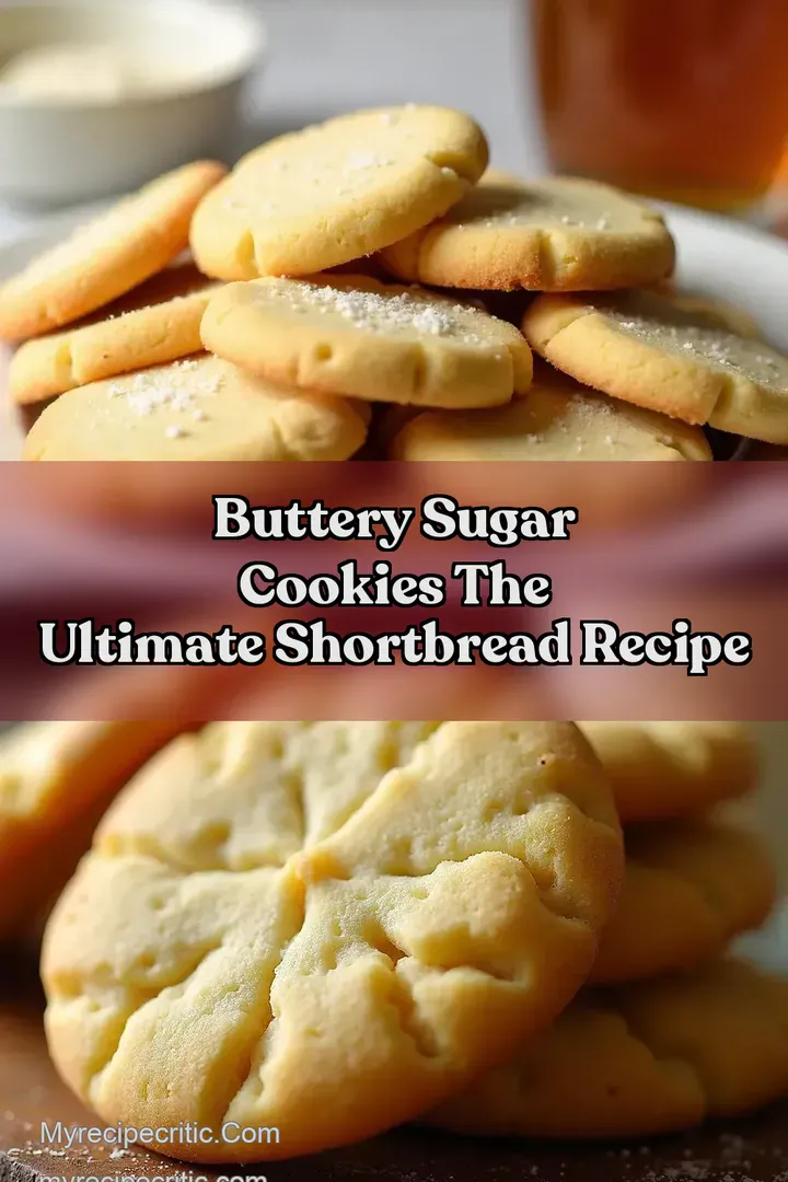 Buttery Sugar Cookies The Ultimate Shortbread Recipe
