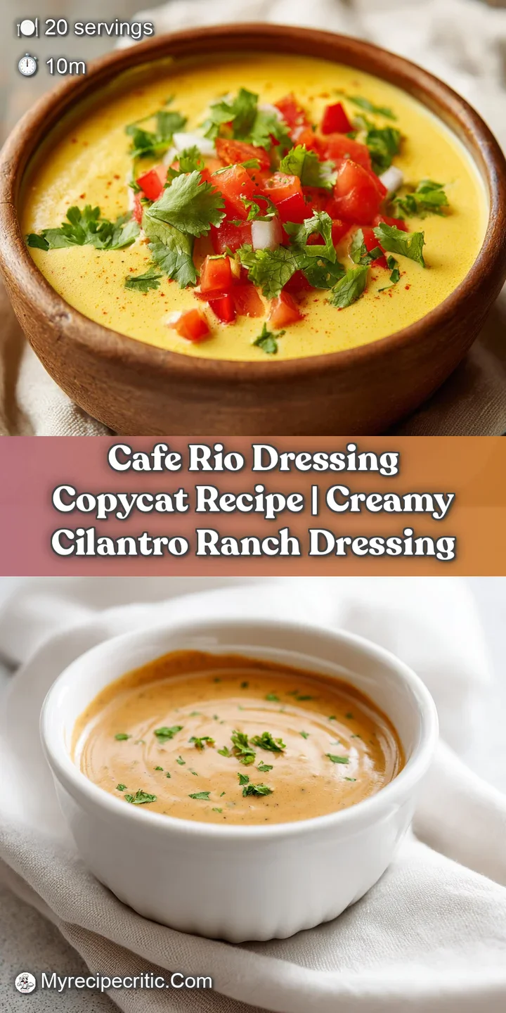 Close-up of smooth, bright green dressing with tiny flecks of herbs, glistening invitingly.