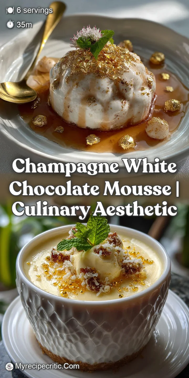 Close-up of fluffy white chocolate mousse with visible air bubbles and contrasting textures of fresh pomegranate seeds. A ...