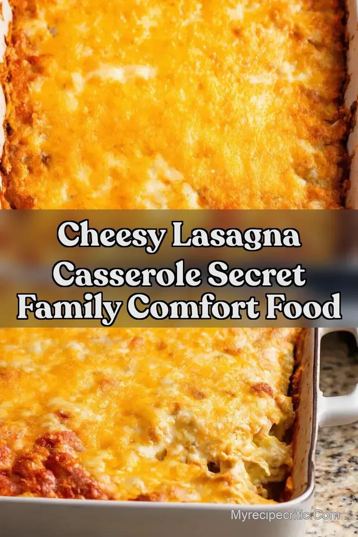 Cheesy Lasagna Casserole Secret Family Comfort Food