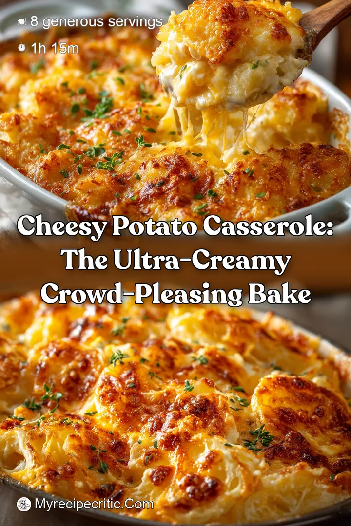 Cheesy Potato Casserole: The Ultra-Creamy Crowd-Pleasing Bake