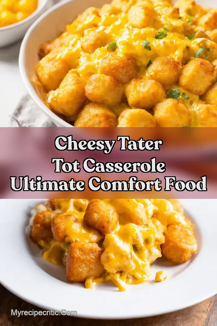 Cheesy Tater Tot Casserole Ultimate Comfort Food