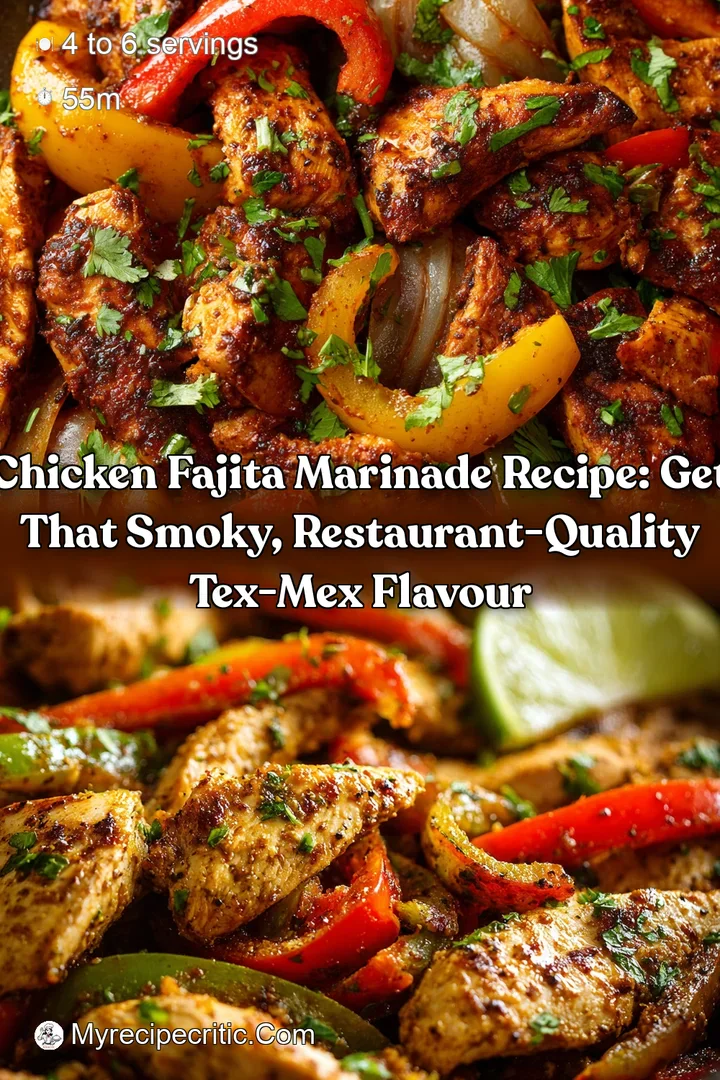 Chicken Fajita Marinade Recipe: Get That Smoky Restaurant-Quality Tex-Mex Flavour