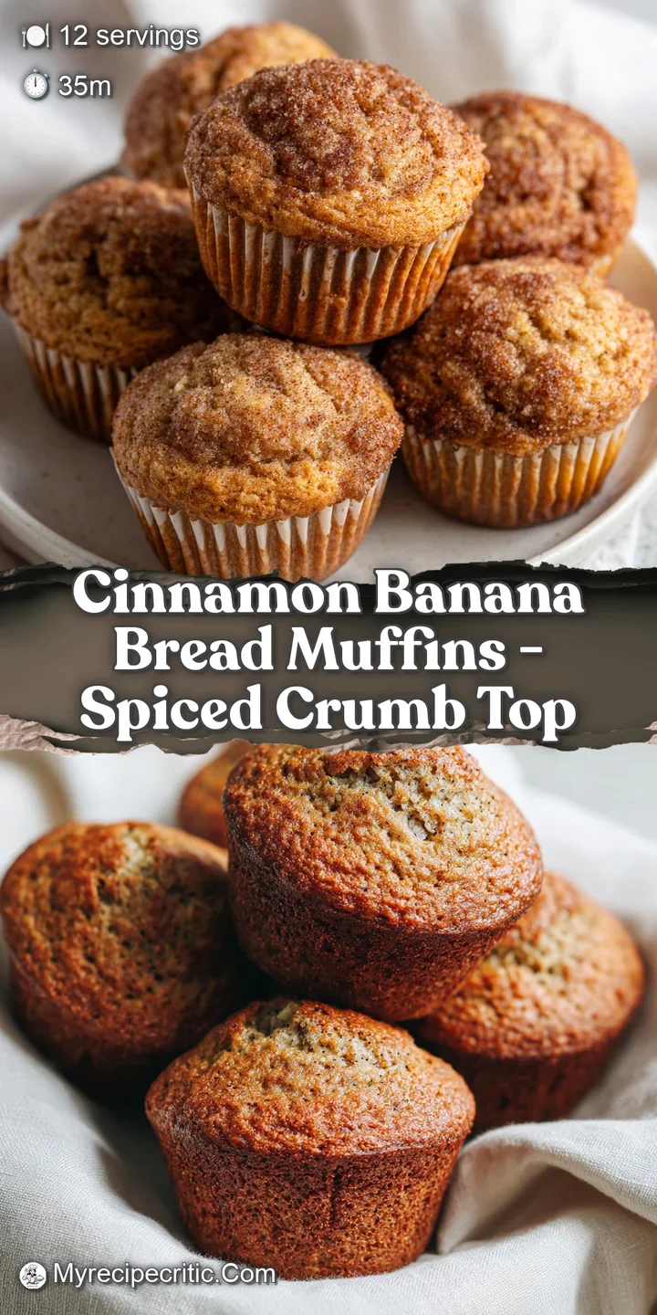 Close-up of a warm cinnamon banana muffin, highlighting the soft, slightly sticky texture and caramelized sugary crust.