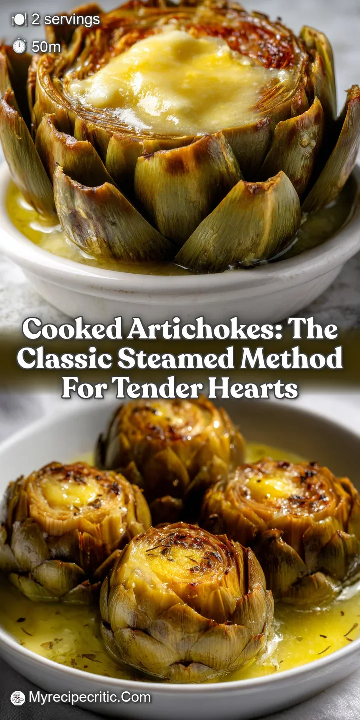 Cooked Artichokes: The Classic Steamed Method for Tender Hearts