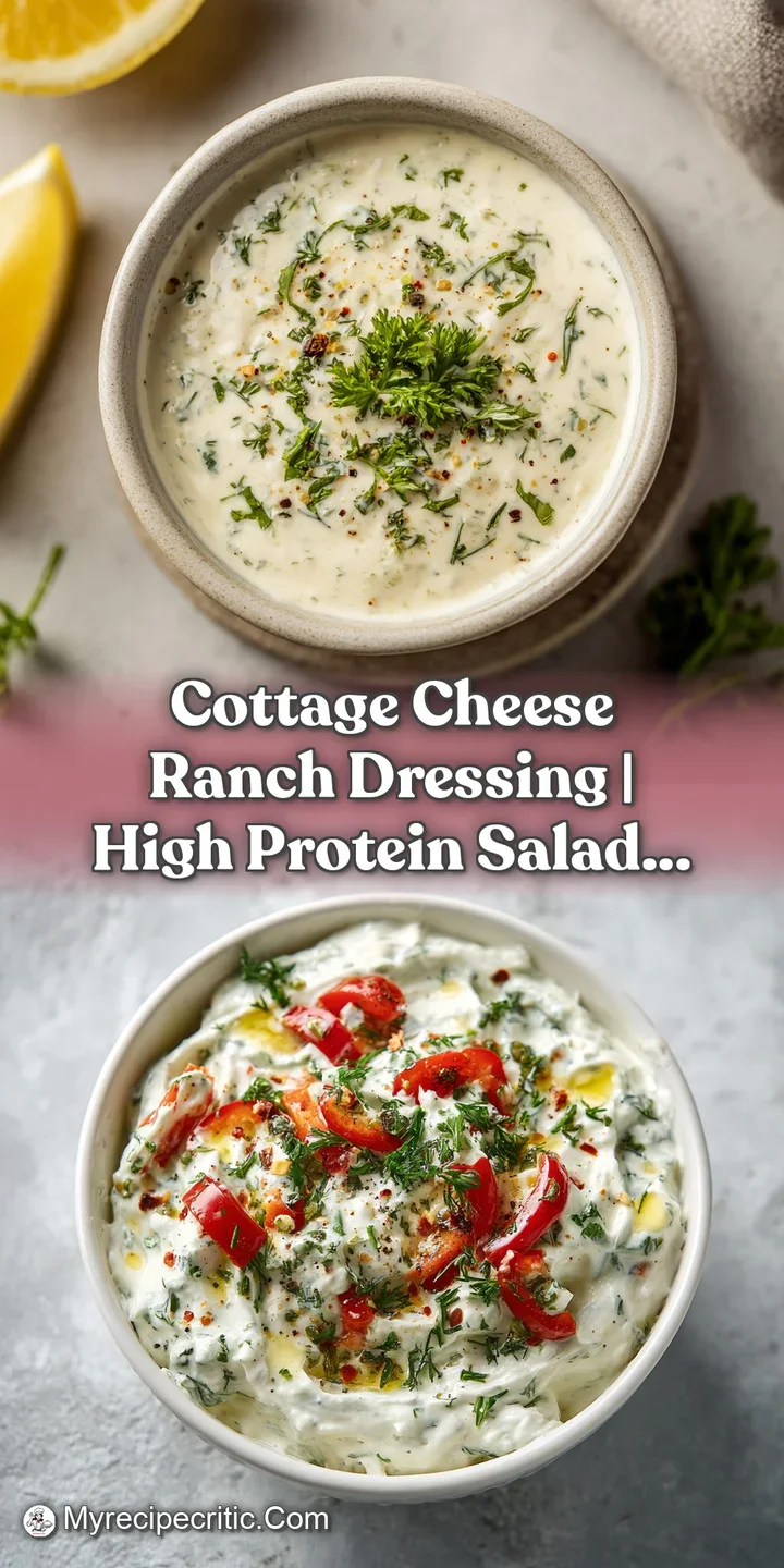 Thick, white cottage cheese base blended with visible green herbs and a slight sheen