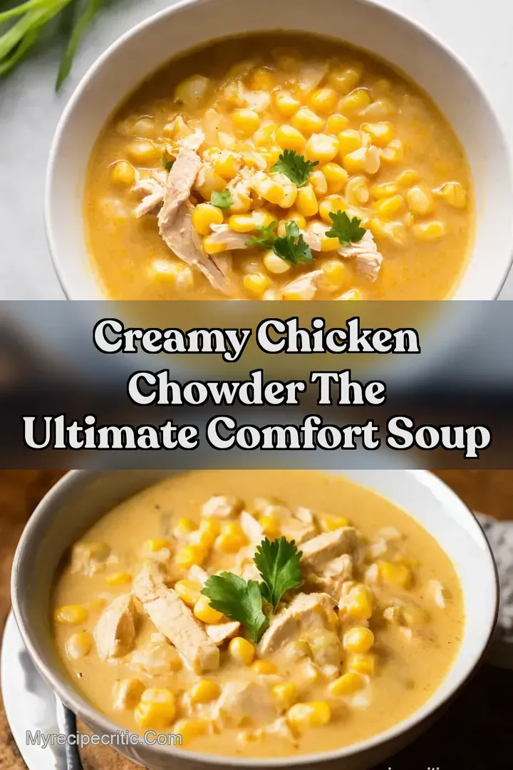 Creamy Chicken Chowder The ULTIMATE Comfort Soup