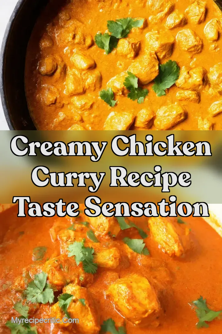 Creamy Chicken Curry Recipe Taste Sensation