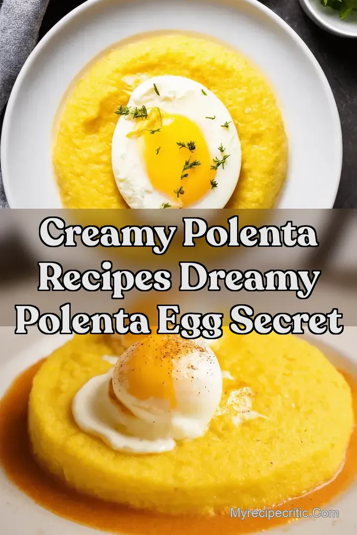 Creamy Polenta Recipes Dreamy Polenta Egg Secret