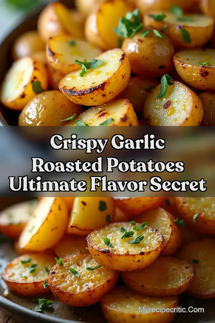 Crispy Garlic Roasted Potatoes Ultimate Flavor Secret