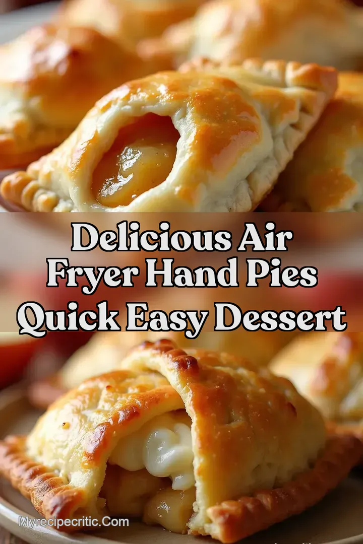 Delicious Air Fryer Hand Pies Quick Easy Dessert