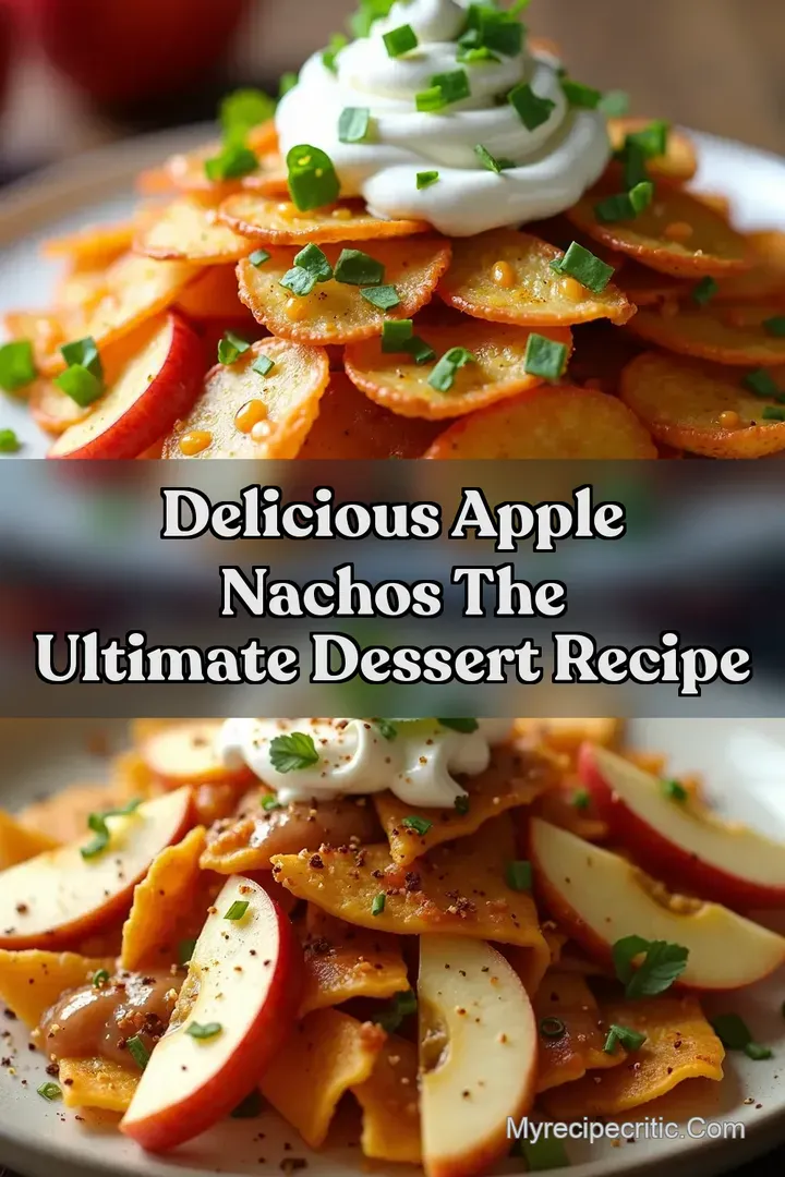 Delicious Apple Nachos The Ultimate Dessert Recipe