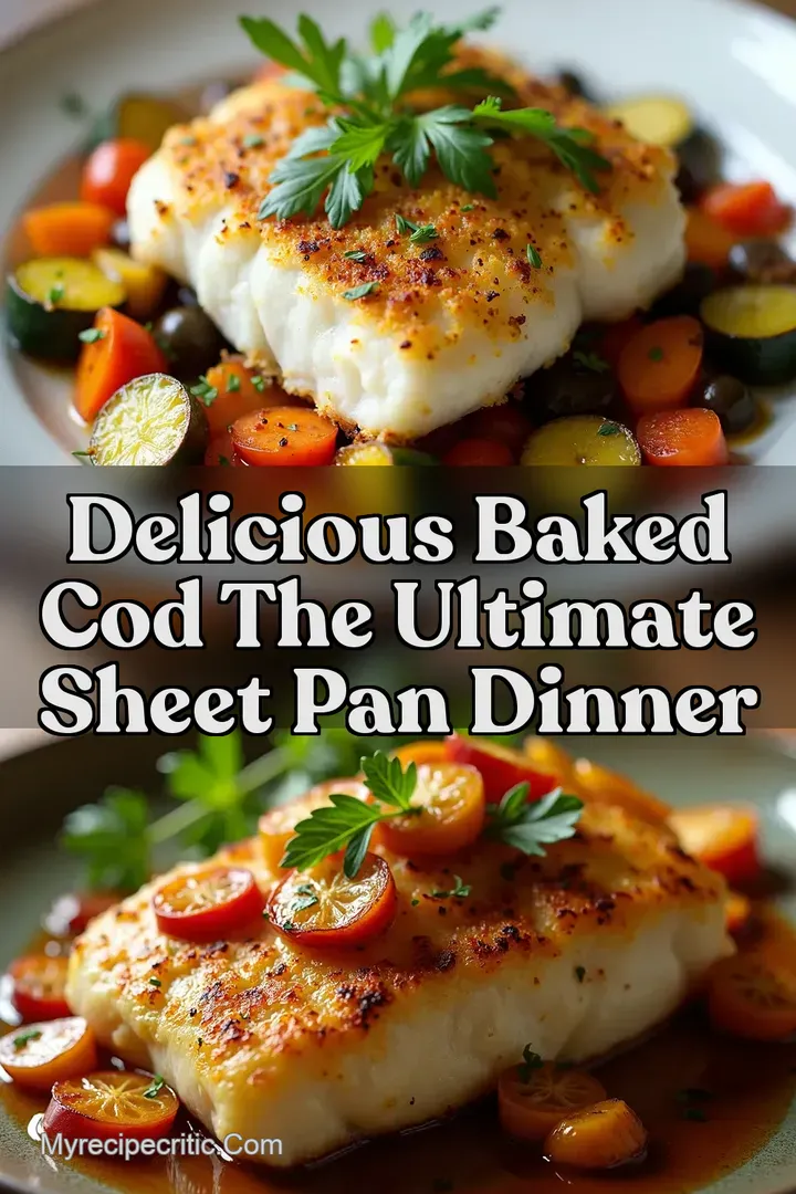 Delicious Baked Cod The Ultimate Sheet Pan Dinner