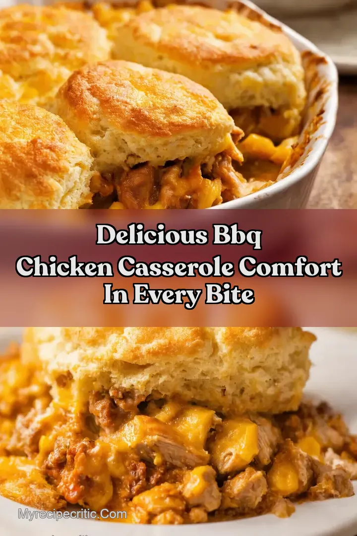 Delicious BBQ Chicken Casserole Comfort in Every Bite