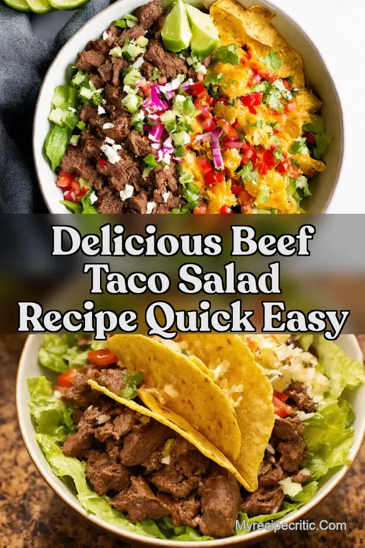 Delicious Beef Taco Salad Recipe Quick Easy