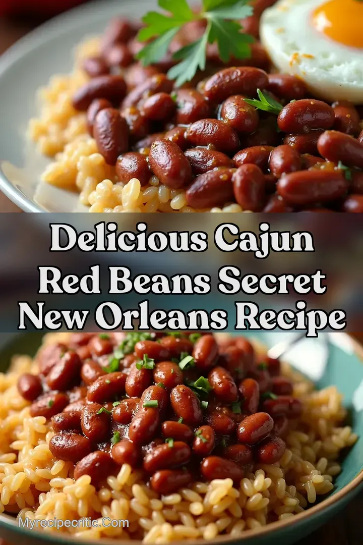 Delicious Cajun Red Beans Secret New Orleans Recipe