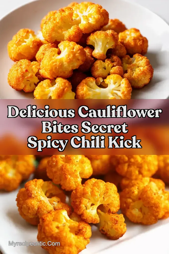 Delicious Cauliflower Bites Secret Spicy Chili Kick