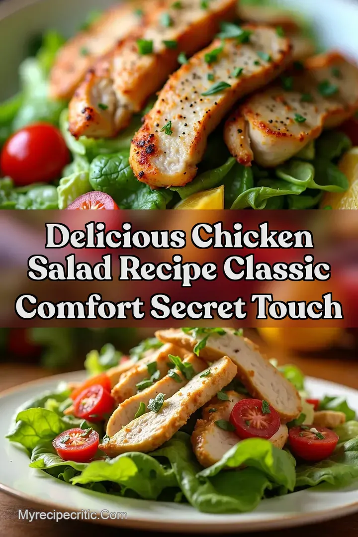 Delicious Chicken Salad Recipe Classic Comfort Secret Touch