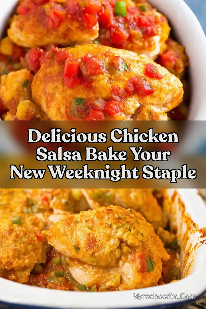 Delicious Chicken Salsa Bake Your New Weeknight Staple