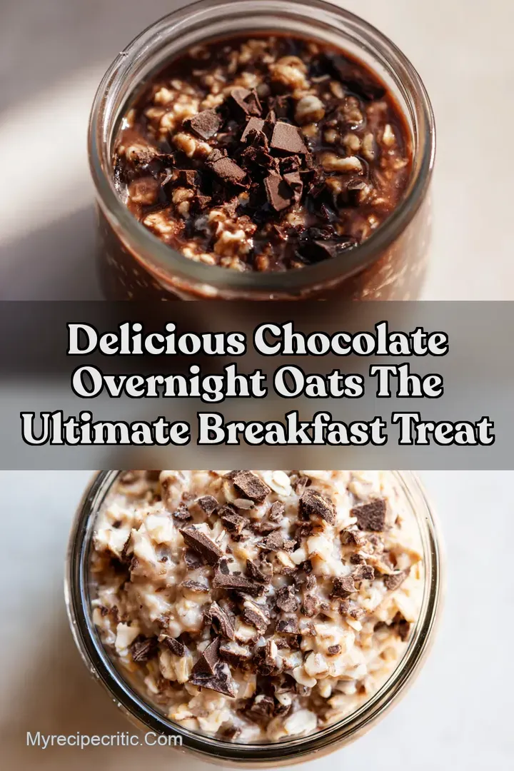 Delicious Chocolate Overnight Oats The Ultimate Breakfast Treat