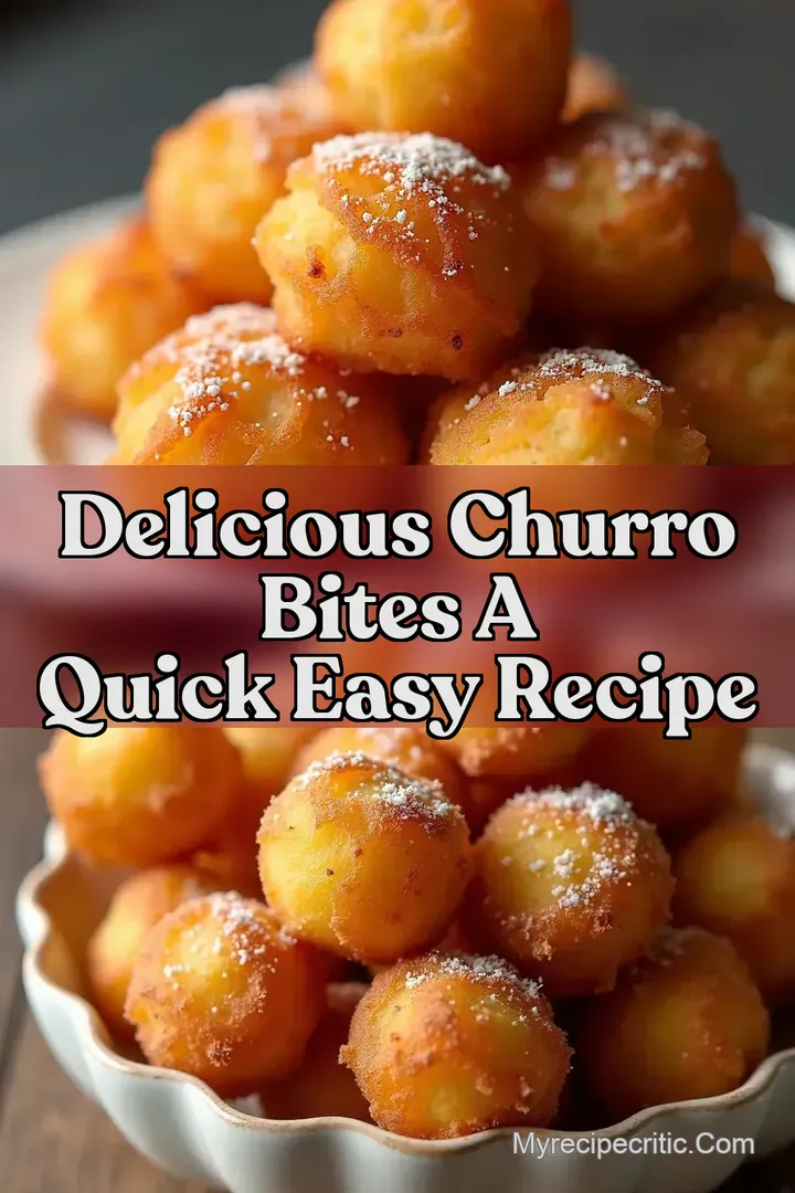 Delicious Churro Bites A Quick Easy Recipe