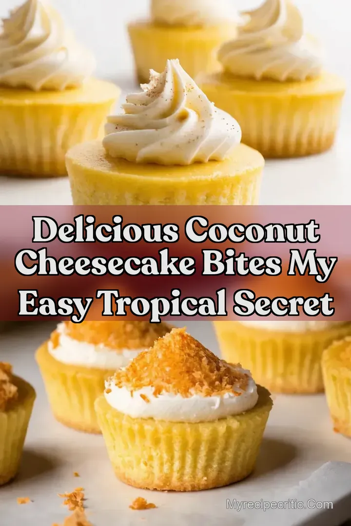 Delicious Coconut Cheesecake Bites My Easy Tropical Secret