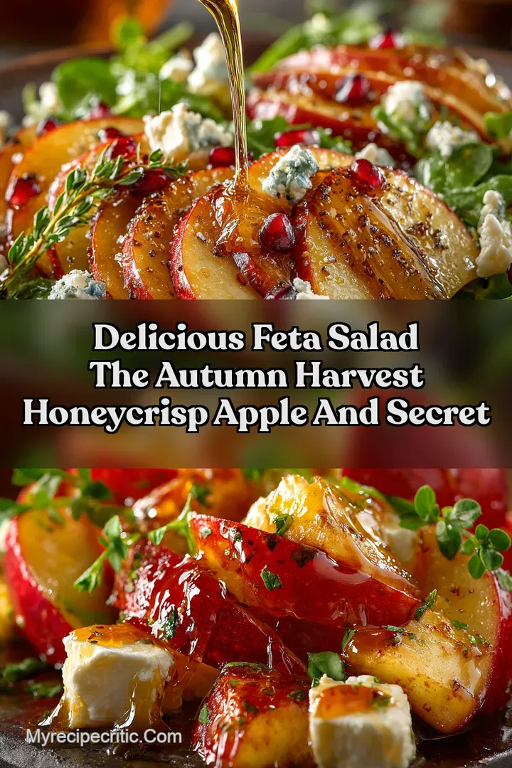Delicious Feta Salad The Autumn Harvest Honeycrisp Apple and Secret