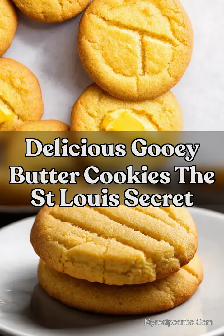 Delicious Gooey Butter Cookies The St Louis Secret