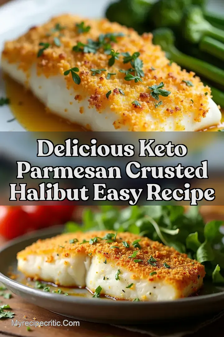 Delicious Keto Parmesan Crusted Halibut Easy Recipe