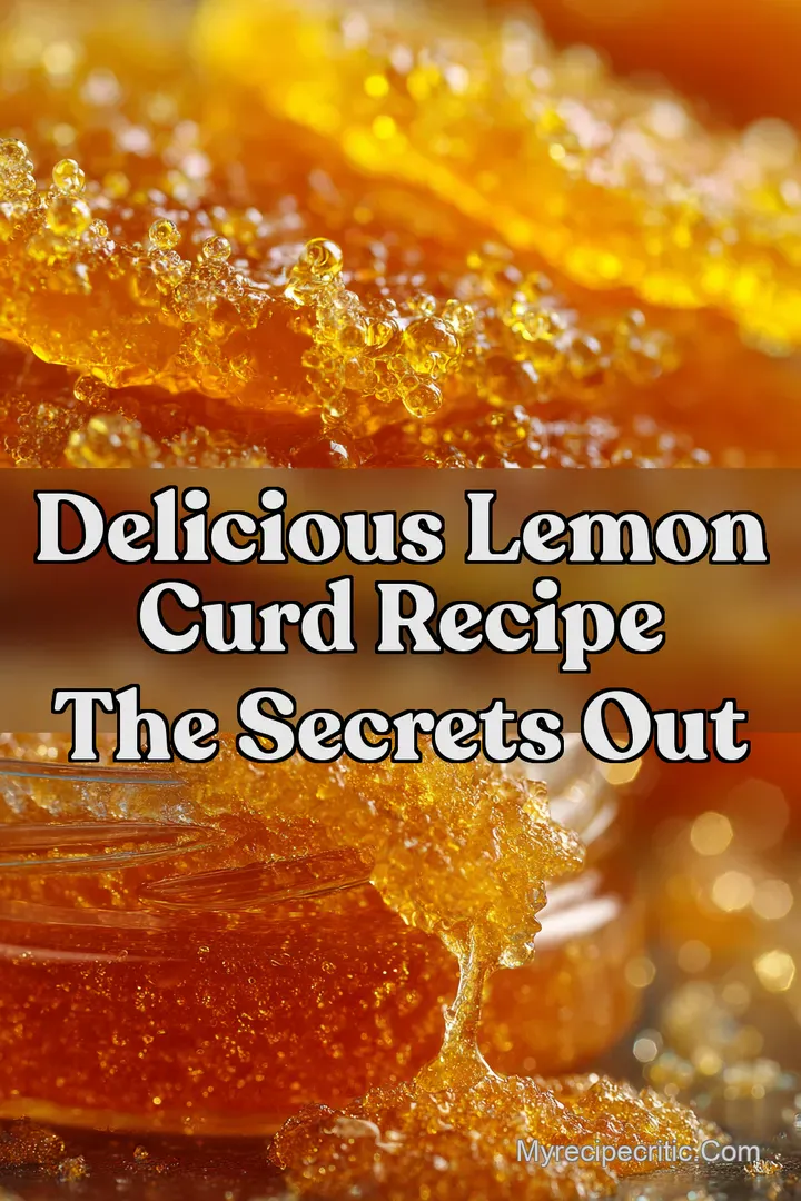 Delicious Lemon Curd Recipe The Secrets Out