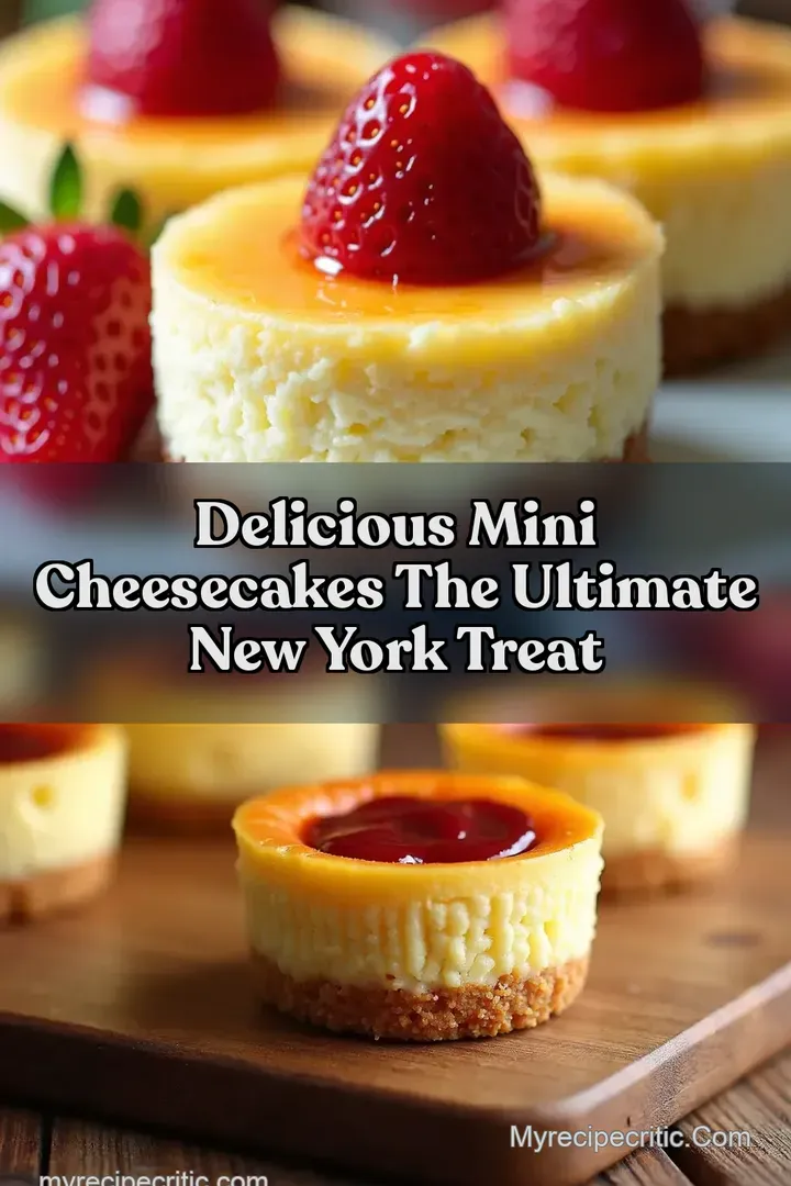 Delicious Mini Cheesecakes The Ultimate New York Treat