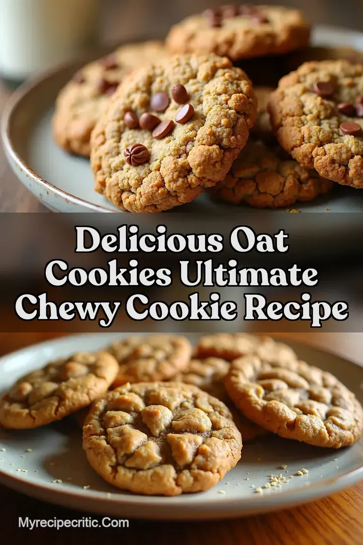 Delicious oat cookies Ultimate Chewy Cookie Recipe