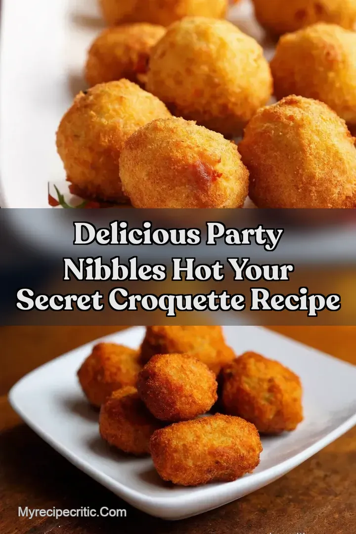 Delicious Party Nibbles Hot Your Secret Croquette Recipe