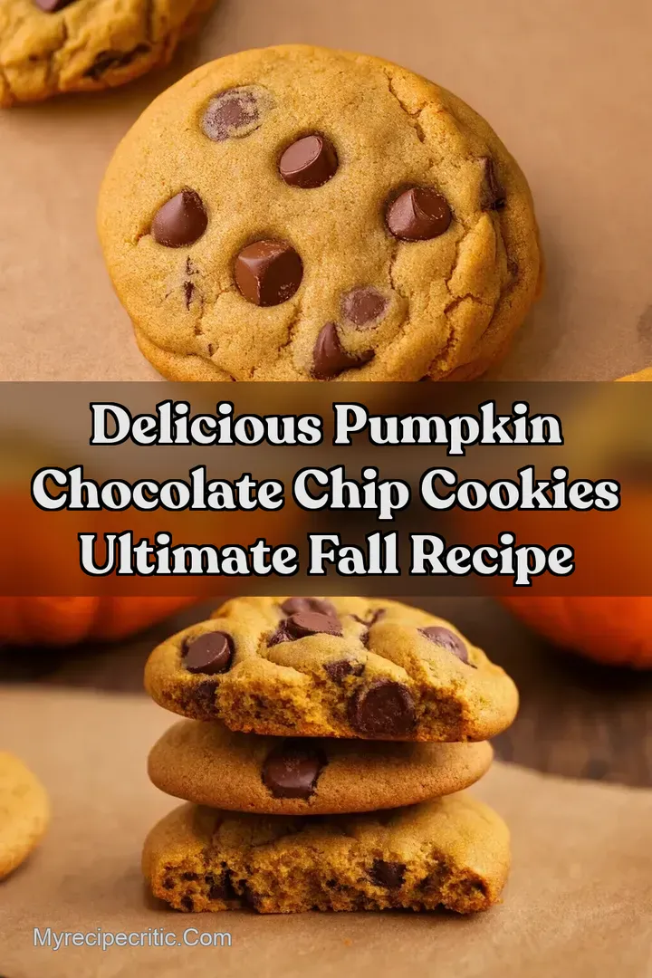 Delicious Pumpkin Chocolate Chip Cookies Ultimate Fall Recipe