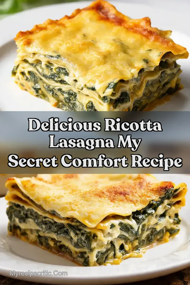 Delicious Ricotta Lasagna My Secret Comfort Recipe