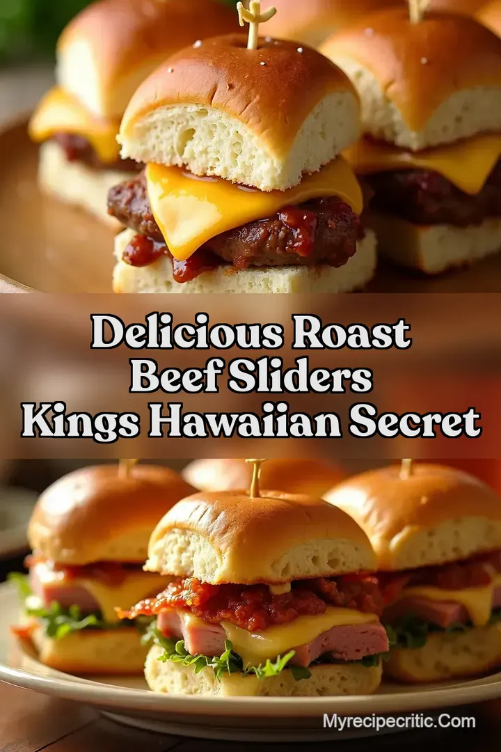 Delicious Roast Beef Sliders Kings Hawaiian Secret