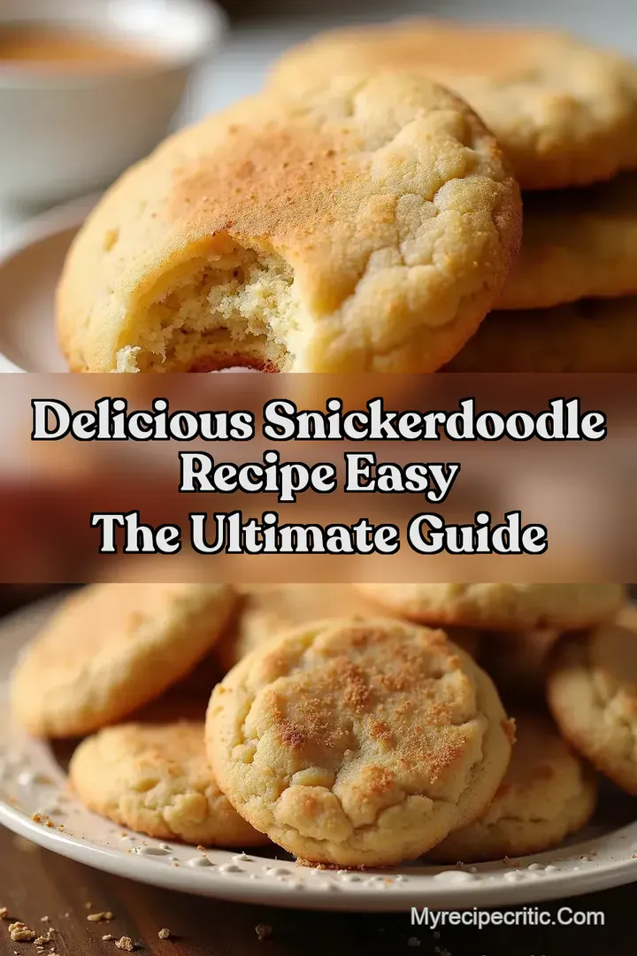 Delicious Snickerdoodle Recipe Easy The Ultimate Guide
