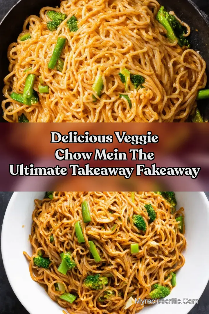 Delicious Veggie Chow Mein The Ultimate Takeaway Fakeaway
