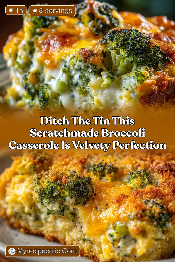 Ditch the Tin This ScratchMade Broccoli Casserole is Velvety Perfection